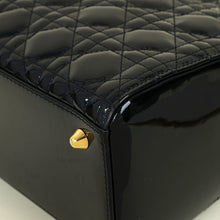 Christian Dior Black Lady Dior Large Bag