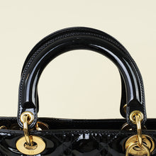 Christian Dior Black Lady Dior Large Bag