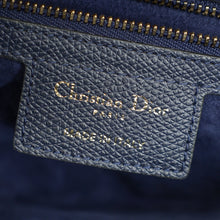 Christian Dior Navy Saddle Medium Bag