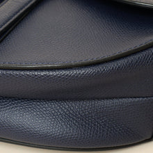 Christian Dior Navy Saddle Medium Bag