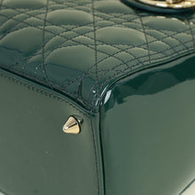 Christian Dior Emerald Green Lady Dior Medium Bag