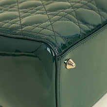 Christian Dior Emerald Green Lady Dior Medium Bag