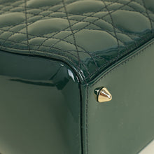 Christian Dior Emerald Green Lady Dior Medium Bag