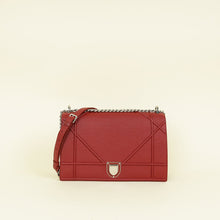 Christian Dior Red Diorama Flap Large Shoulder Bag