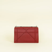 Christian Dior Red Diorama Flap Large Shoulder Bag