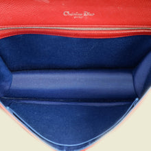 Christian Dior Red Diorama Flap Large Shoulder Bag