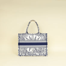 Christian Dior Bicolor Reve d'Infini Embroidery Book Tote Medium Bag