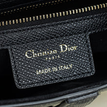 Christian Dior Black Saddle Medium Bag W/ Strap