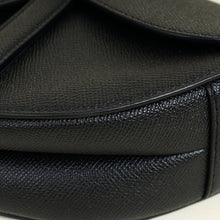 Christian Dior Black Saddle Medium Bag W/ Strap