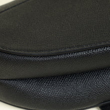 Christian Dior Black Saddle Medium Bag W/ Strap