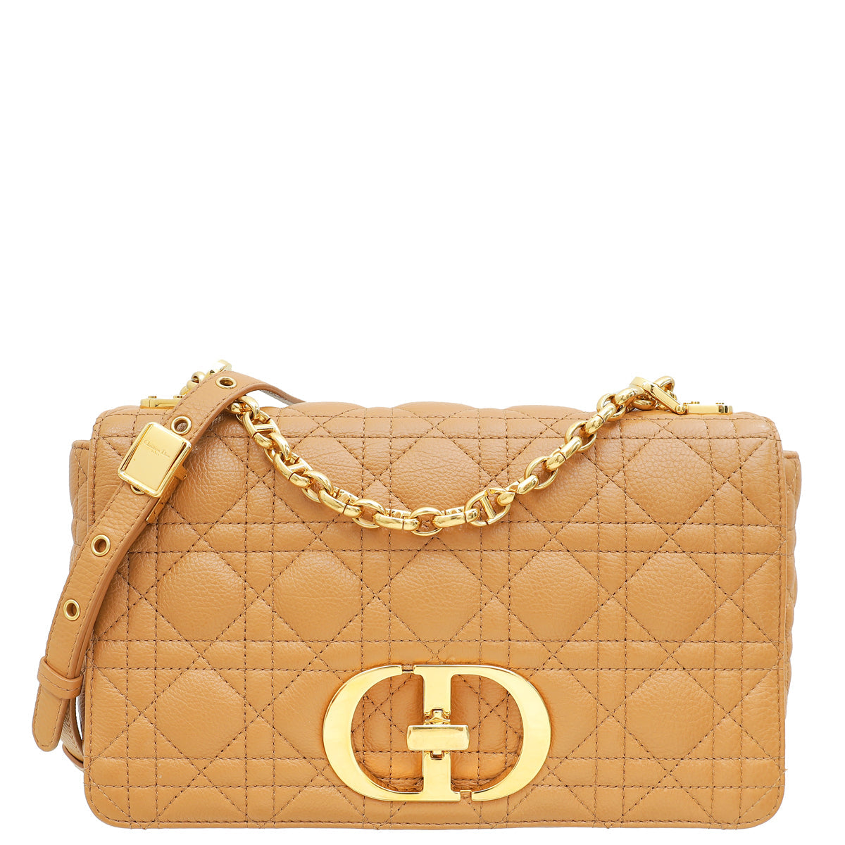 Christian Dior Caramel Caro Medium Bag