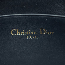 Christian Dior Navy Blue Oblique Saddle Pouch Clutch