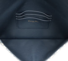 Christian Dior Navy Blue Oblique Saddle Pouch Clutch