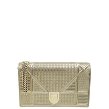 Christian Dior Champaign Diorama Microcannage Wallet On Chain