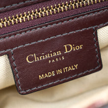 Christian Dior Burgundy Oblique Saddle Medium Bag