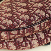 Christian Dior Burgundy Oblique Saddle Medium Bag
