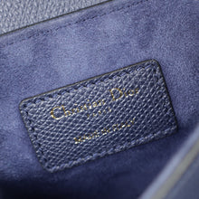 Christian Dior Navy Blue Mini Saddle Bag