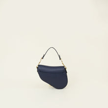 Christian Dior Navy Blue Mini Saddle Bag