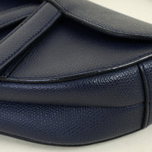 Christian Dior Navy Blue Mini Saddle Bag