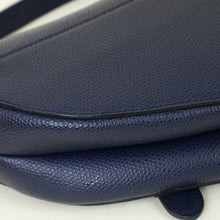 Christian Dior Navy Blue Mini Saddle Bag
