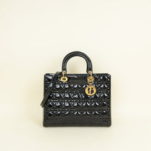 Christian Dior Black Lady Dior Large Bag