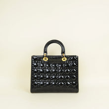 Christian Dior Black Lady Dior Large Bag