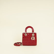 Christian Dior Cherry Red Lady Dior Small Bag