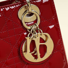 Christian Dior Cherry Red Lady Dior Small Bag