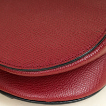 Christian Dior Burgundy Saddle Mini Dior Bag With Wide Strap