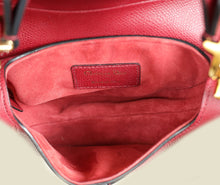 Christian Dior Burgundy Saddle Mini Dior Bag With Wide Strap