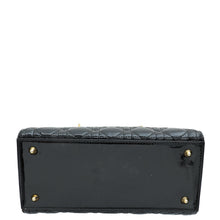 Christian Dior Black Lady Dior Medium Bag
