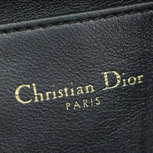 Christian Dior Black Cannage Caro Daily Large Pouch