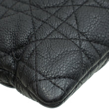 Christian Dior Black Cannage Caro Daily Large Pouch