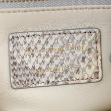 Christian Dior Bicolor Python Mini Lady Dior Bag