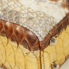 Christian Dior Bicolor Python Mini Lady Dior Bag