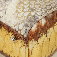 Christian Dior Bicolor Python Mini Lady Dior Bag