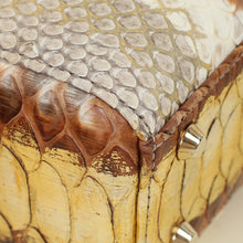 Christian Dior Bicolor Python Mini Lady Dior Bag