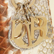 Christian Dior Bicolor Python Mini Lady Dior Bag