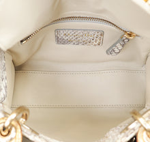 Christian Dior Bicolor Python Mini Lady Dior Bag