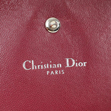 Christian Dior Burgundy Diorama Wallet On Chain
