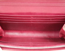 Christian Dior Burgundy Diorama Wallet On Chain