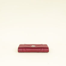 Christian Dior Burgundy Diorama Wallet On Chain