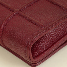 Christian Dior Burgundy Diorama Wallet On Chain