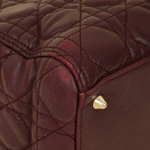 Christian Dior Burgundy Lady Dior Medium Bag