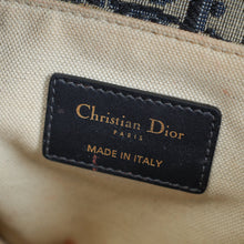 Christian Dior Navy Blue Oblique Saddle Mini Bag W/Extra Bag Strap