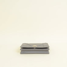 Christian Dior Grey Diorama Chain Wallet
