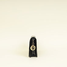 Christian Dior Black Lady Dior Chain Pouch Clutch
