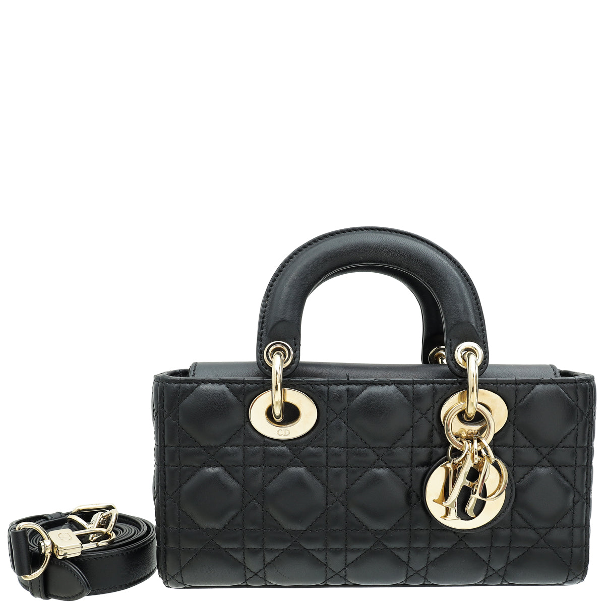 Christian Dior Black Cannage Lady D-Joy Small Bag