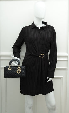 Christian Dior Black Cannage Lady D-Joy Small Bag