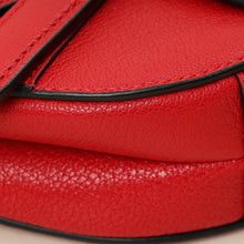 Christian Dior Red Micro Saddle Bag